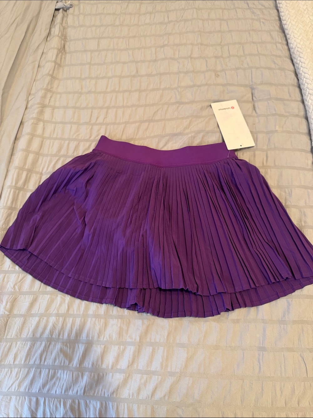 NWT Lululemon Varsity Pleated High-Rise Tennis Skirt 14” (College Purple) Size 4
